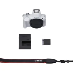 Online EOS R50 Mirrorless Digital Camera Body (White) Mirrorless