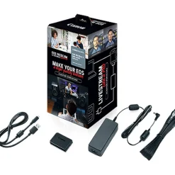 New EOS Webcam Accessories Starter Kit for EOS M50, M50 Mark II & M200 Mirrorless Digital Cameras Batteries & Adapters