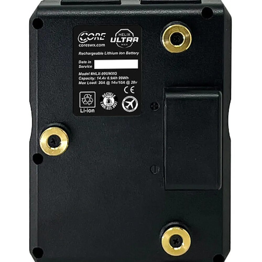 Discount Helix Max Ultra Dual-Voltage Smart Battery (99Wh, Gold Mount) Batteries & Power