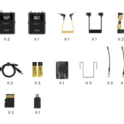 Discount Theos Digital 2-Person Camera-Mount Wireless Omni Lavalier Microphone System (550 to 663 MHz) Wireless Audio Systems