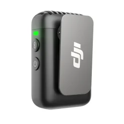 Fashion Mic 2 Clip-On Transmitter/Recorder with Built-In Microphone (2.4 GHz, Shadow Black) Wireless Audio Systems