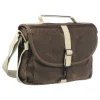 Sale F-803 Waxwear Camera Satchel Shoulder Bag (Brown) Camera Bags