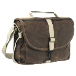Sale F-803 Waxwear Camera Satchel Shoulder Bag (Brown) Camera Bags