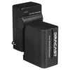 Fashion 1x NP-F 6600mAh Battery and Charger Kit Portable Strobe Lighting