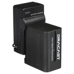 Fashion 1x NP-F 6600mAh Battery and Charger Kit Portable Strobe Lighting