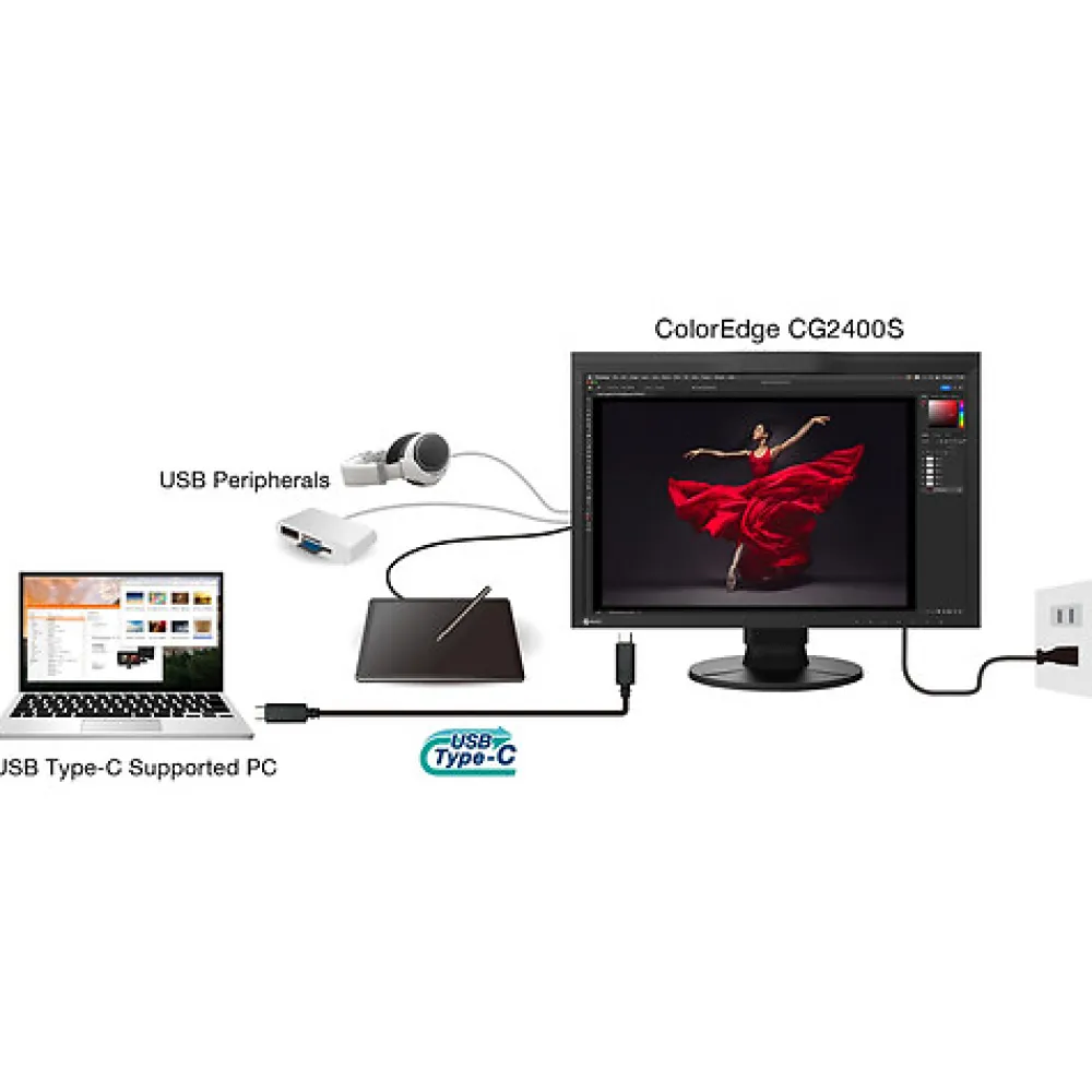 Hot ColorEdge CG2400S 24.1 in. Full HD HDR Monitor Video Monitors Viewfinders