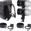 Fashion ONE Off Camera Flash Dual Kit Portable Strobe Lighting