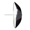 New Umbrella Shallow White Translucent (41 In.) Lighting Umbrellas