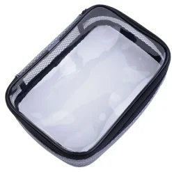 Clearance Set of Small, Medium and Large Thermoplastic Polyurethane(TPU) Transparent Cases (Black) Camera Bags