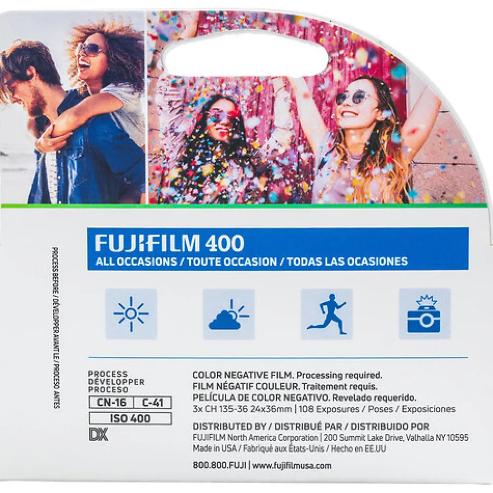 Best 400 Color Negative Film (3-Pack, 35mm Roll Film, 36 Exposures) Film