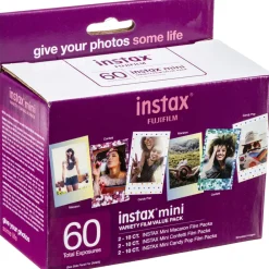 Sale INSTAX Mini Instant Film Variety Value Pack (60 Exposures) Film