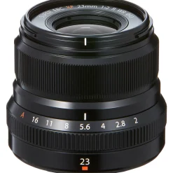 Clearance XF 23mm f/2 R WR Lens (Black) Wide Angle