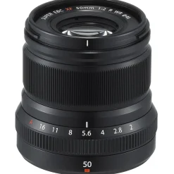 Clearance XF 50mm f/2 R WR Lens (Black) Telephoto Lenses