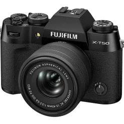 Outlet X-T50 Mirrorless Camera with 15-45mm f/3.5-5.6 Lens (Black) Mirrorless