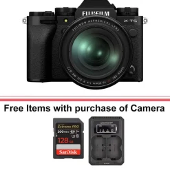 New X-T5 Mirrorless Digital Camera with 16-80mm Lens (Black) Mirrorless