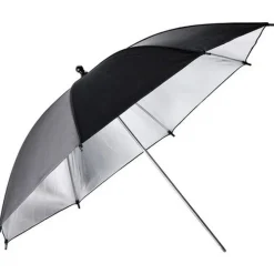 Sale 40 In. Reflector Umbrella (Black/Silver) Lighting Umbrellas