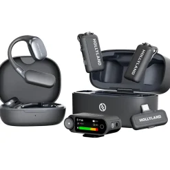 Outlet LARK MAX 2 Ultimate Combo 2-Person Wireless Microphone System for Cameras and Mobile Devices (Space Gray, 2.4 GHz) Wireless Audio Systems