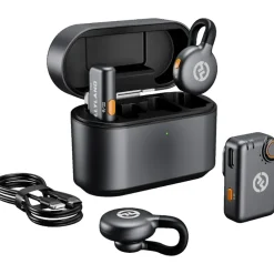 Outlet LARK M2S Combo 2-Person Wireless Microphone System for Cameras and Mobile Devices (2.4 GHz, Space Gray) Wireless Audio Systems