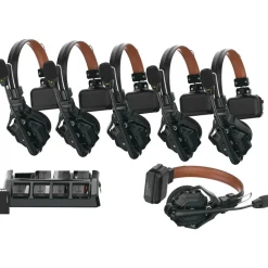 Fashion Solidcom C1 Pro-6S Full-Duplex ENC Wireless Intercom System with 6 Headsets (1.9 GHz) Wireless Audio Systems