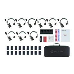 Discount Solidcom SE PRO-9S 9-Person Noise Cancelling Headset Wireless Intercom System Wireless Audio Systems