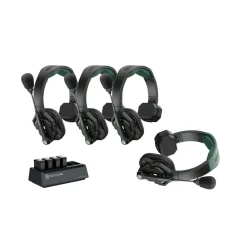 Fashion Solidcom SE Pro-4S 4-Person Noise Cancelling Headset Wireless Intercom System Wireless Audio Systems
