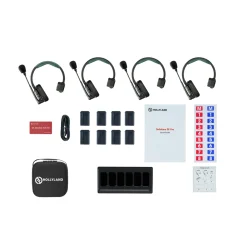 Fashion Solidcom SE Pro-4S 4-Person Noise Cancelling Headset Wireless Intercom System Wireless Audio Systems