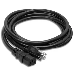 Hot 15 ft. 14 Gauge Electrical Extension Cable with IEC Female Connector (Black) Misc. Computer Accessories