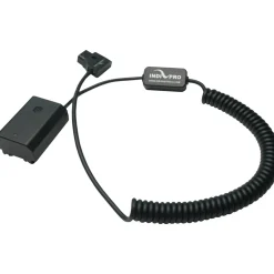 Outlet Coiled D-Tap to Sony NP-FZ100 Type Dummy Battery Cable (24-36 in.) Batteries & Adapters