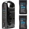 Sale Dual Battery Charger with Dual 95W Gold-Mount Battery Bundle Batteries & Power