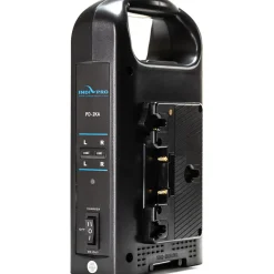 Discount Gold Mount Dual Battery Charger with XLR Output Batteries & Power
