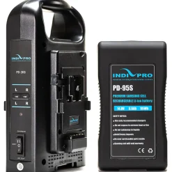 Sale 95W V-Mount Li-Ion Battery with Dual Charger Bundle Batteries & Power