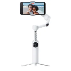Online Flow 2 AI-Powered Smartphone Gimbal with AI Tracker (Summit White) Gimbals