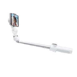 Online Flow 2 AI-Powered Smartphone Gimbal with AI Tracker (Summit White) Gimbals