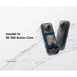 Hot X5 360 degree 8K Camera Essentials Bundle Action Cameras