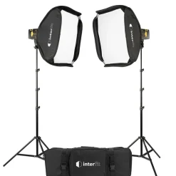 Fashion Badger Beam 2-Light Softbox Kit Monolight Strobe Heads & Kits