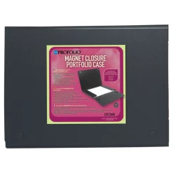 Outlet ProFolio Magnet Closure Portfolio Case (8.5 x 11 In. Black) Portfolios Archival Storage