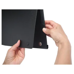 Outlet ProFolio Magnet Closure Portfolio Case (8.5 x 11 In. Black) Portfolios Archival Storage