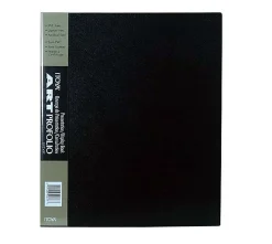 Hot 8-1/2x11in Art Portfolio Presentation Book with 24 Pages Portfolios Archival Storage