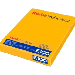 New 4 x 5 in. Ektachrome E100 Color Transparency Film (10 Sheets) Film