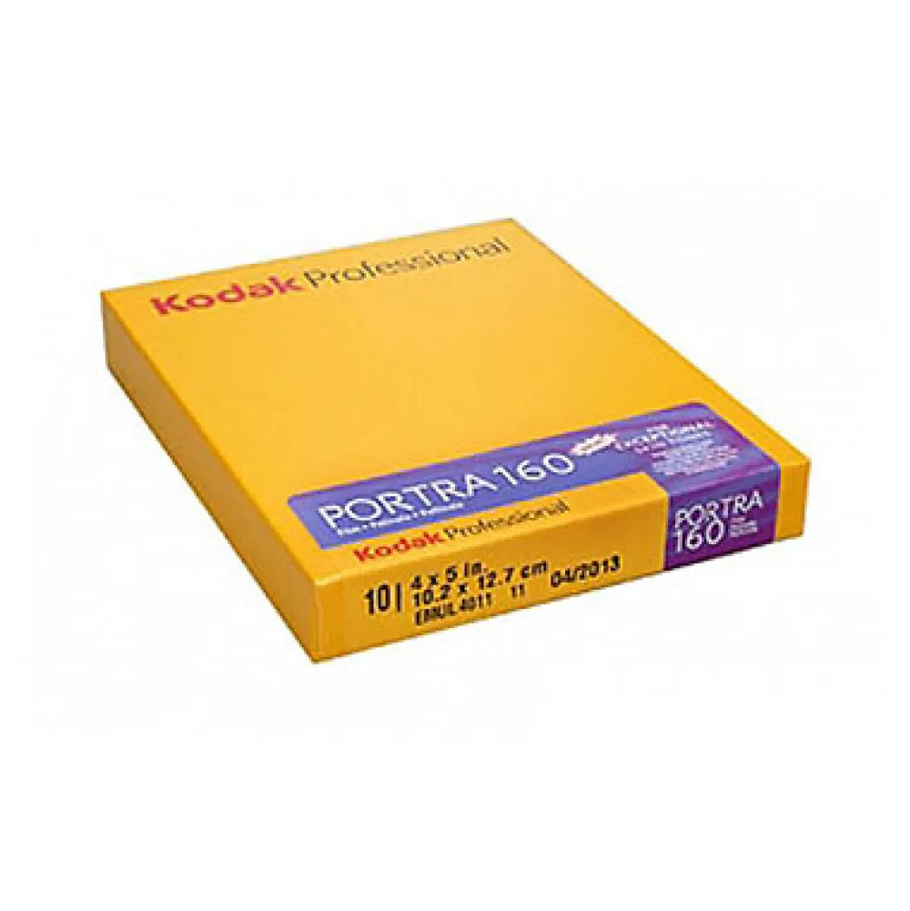 Discount 4 x 5" Portra 160 Color Film (10 Sheets) Film