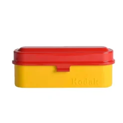 Discount Steel 35mm Film Case (Red Lid/Yellow Body) Film Camera Accessories