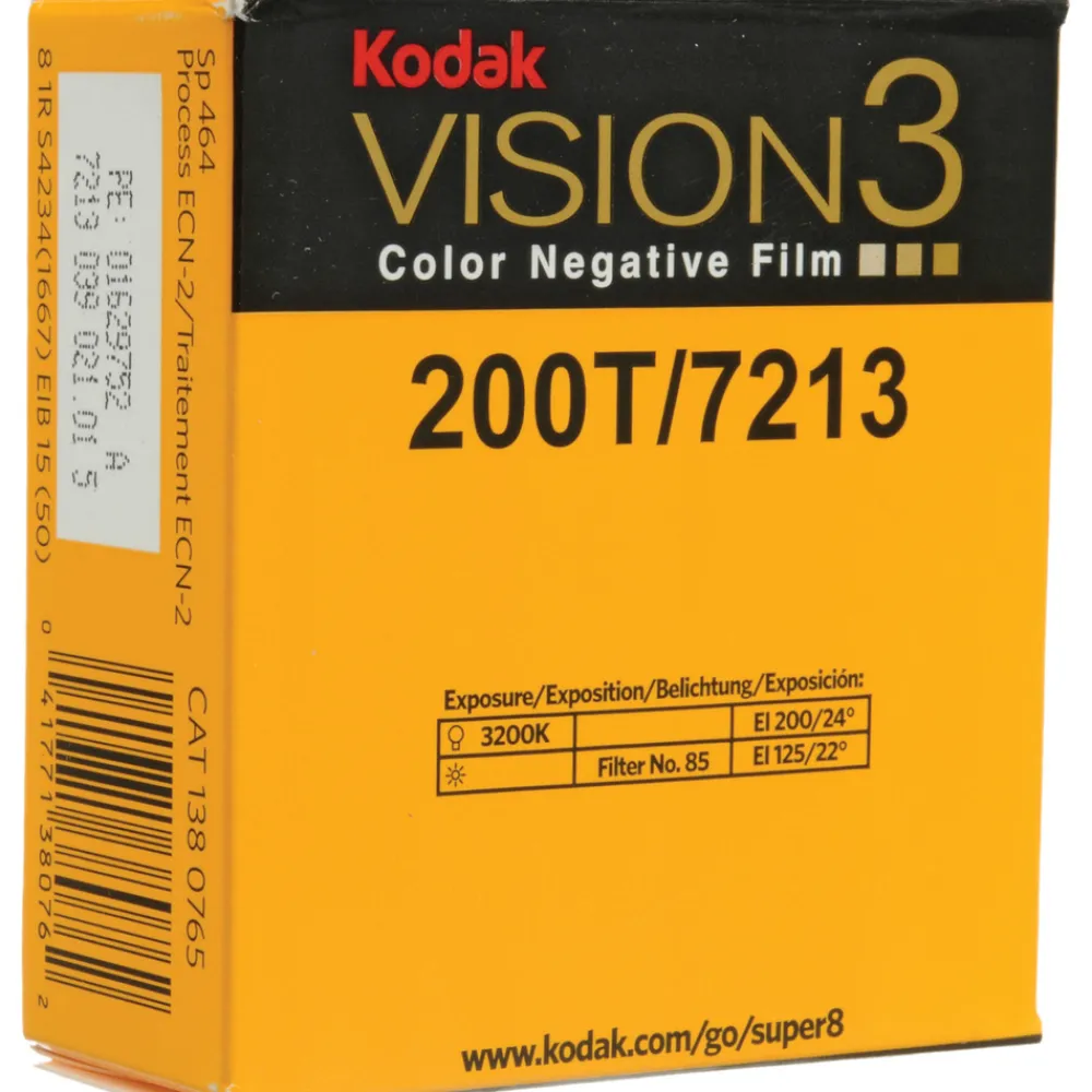 Fashion VISION3 200T Color Negative Film #7213 (Super 8, 50 ft. Roll) Film