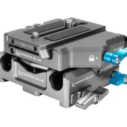 Clearance 501 Adjustable Baseplate (501 QR, Space Gray) Video Tripods & Supports