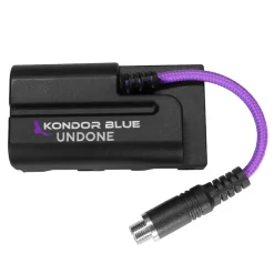 Clearance 4 in. Female Locking DC Barrel 2.1 to NPF L Series Dummy Battery Batteries & Power