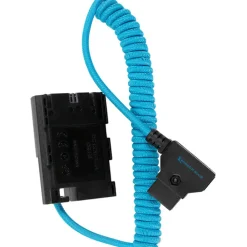 Sale D-Tap to Canon LP-E6 Dummy Battery Cable (16-36 in., Blue) Batteries & Power