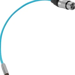 Outlet Mini-XLR Male to XLR Female Audio Cable for Canon C70 & BMPCC 6K/4K (16 in., Blue) Audio Cables