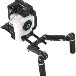 New Ultimate Rig with Gold Mount Battery Plate for Canon C80 (Raven Black) Camera Support Systems