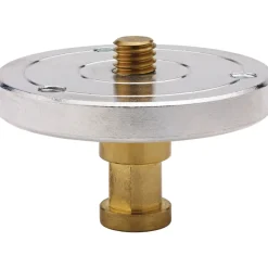 New 3/8 in.-16 Threaded Mounting Plate with Baby 5/8" Stud Light Stand Accessories