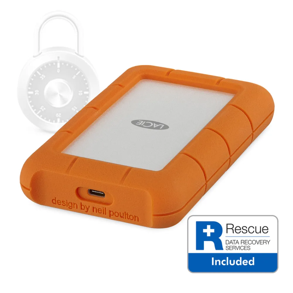 Discount 2TB USB 3.1 Gen 1 Type-C Rugged Secure Portable Hard Drive Storage Drives|Storage Drives