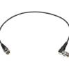 Outlet 2 ft. 4855R Mini-RG59 12G-SDI/4K UHD BNC to Right-Angle BNC Single-Link Cable (Black) Video Cables